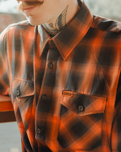 THE SIGN BAMBOO SHORT SLEEVE BUTTON UP - MENS